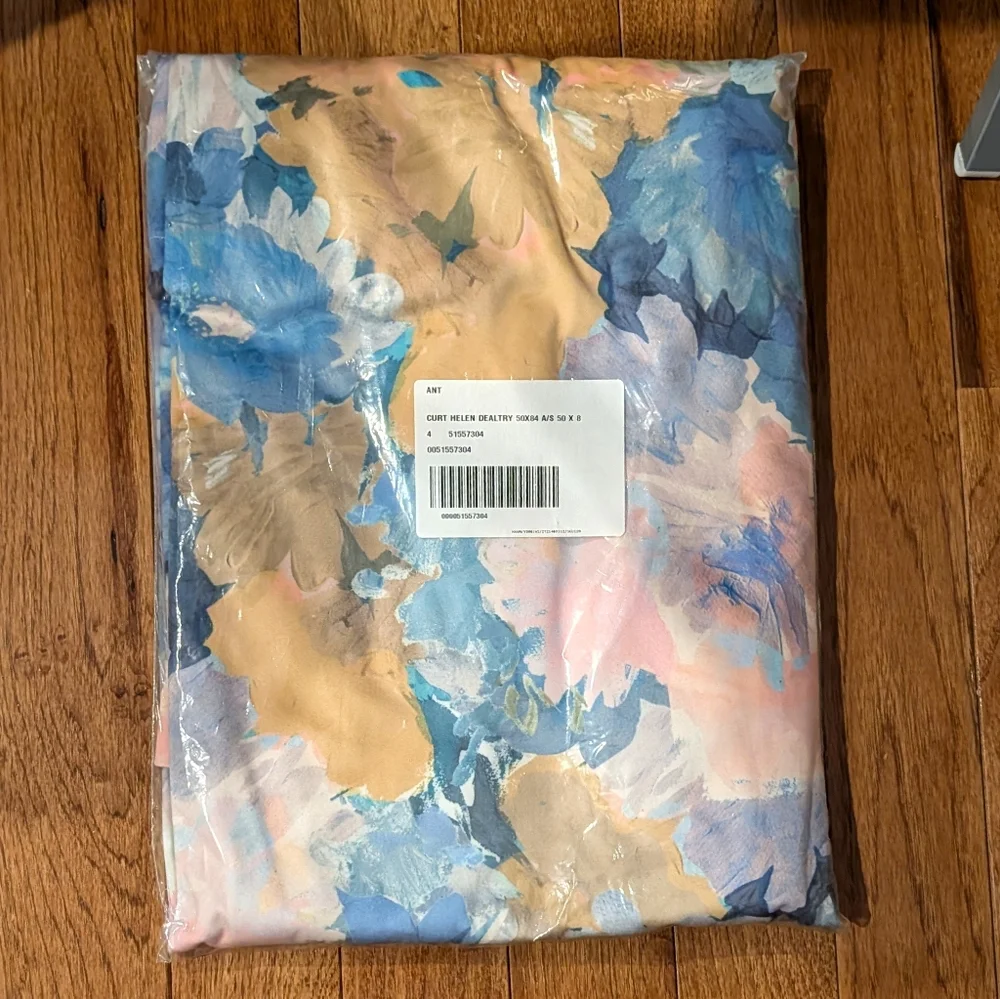 Anthropologie Helen Dealtry Velvet Lilac Curtain, 84